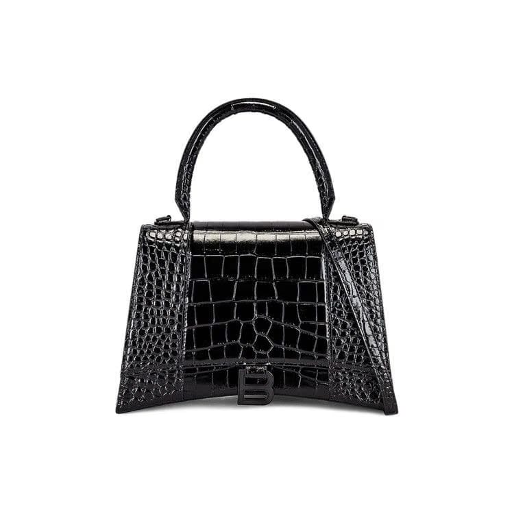 Balenciaga Hourglass Top Handle Black