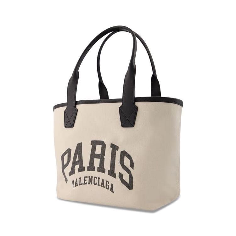 Balenciaga Cities Paris Jumbo Large Tote Bag Beige