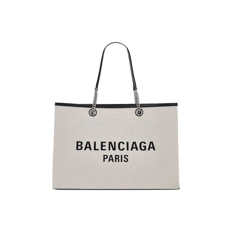 Balenciaga Duty Free Large Tote Bag Natural