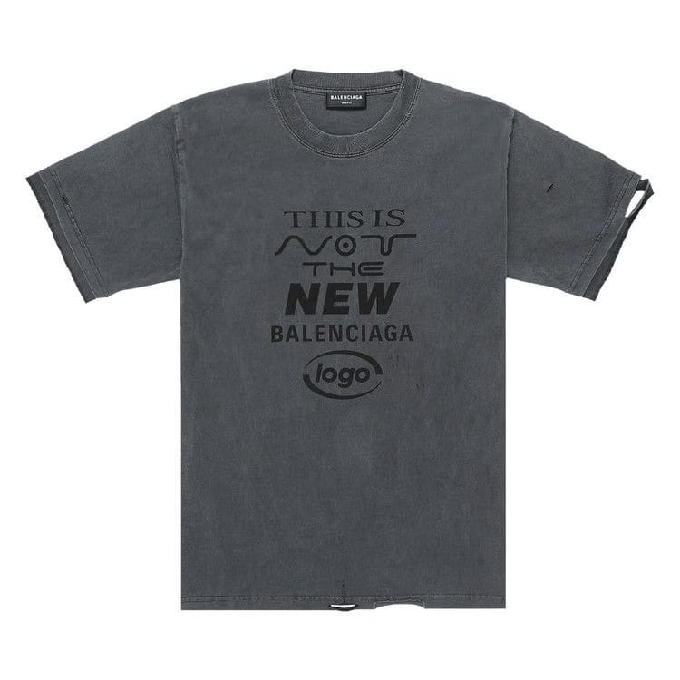 Balenciaga Organic Cotton T-Shirt Black