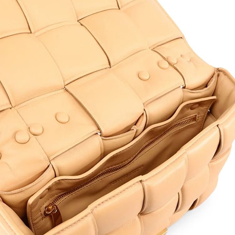 Bottega Veneta Chain Cassette Bag Almond/Gold