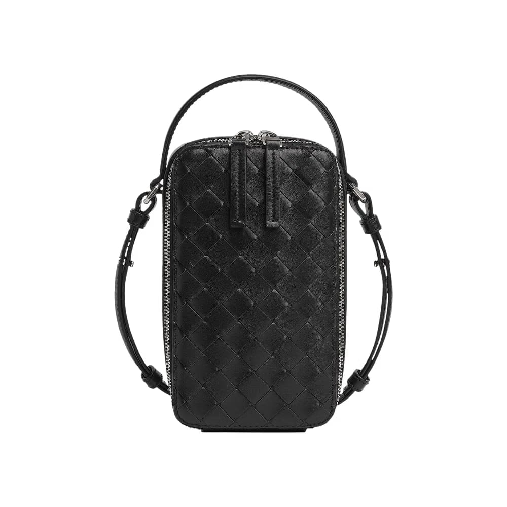 Bottega Veneta Phone Pouch Nocturnal/Silver
