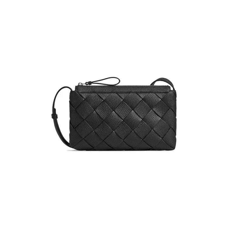 Bottega Veneta Diago Zipped Messenger Nocturnal/Silver