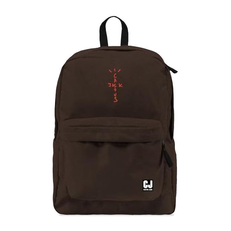 Cactus Jack by Travis Scott Backpack With Patch Set Brown