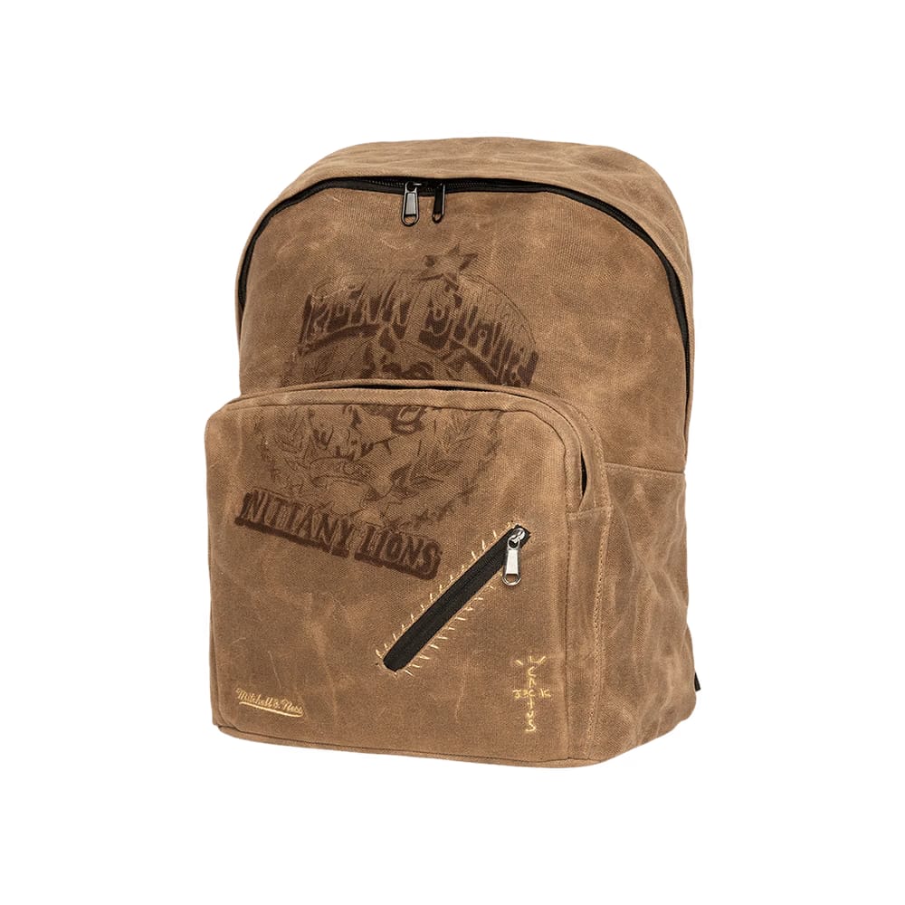 Cactus Jack by Travis Scott x Mitchell & Ness Penn State University Backpack Brown
