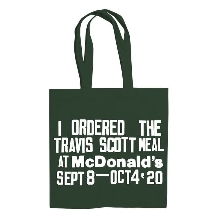 Cactus Jack by Travis Scott x Cactus Plant Flea Market Burger Mouth Tote Green