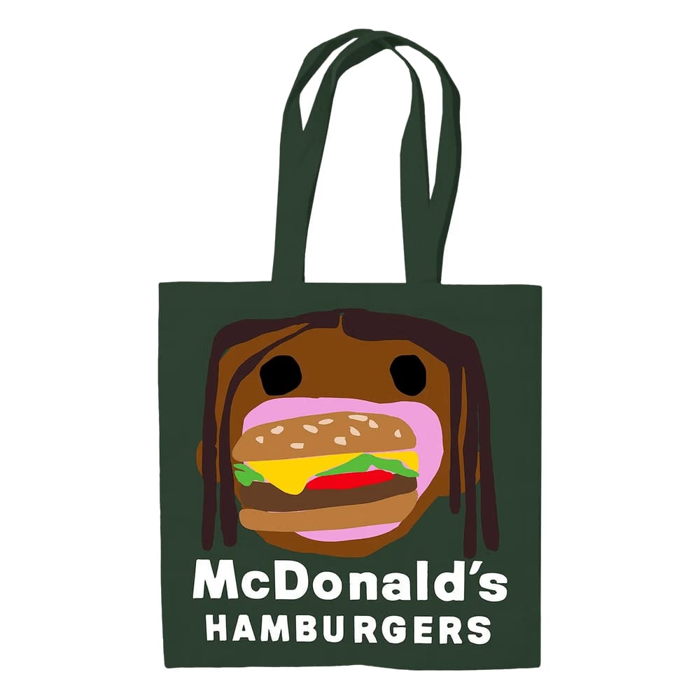 Cactus Jack by Travis Scott x Cactus Plant Flea Market Burger Mouth Tote Green