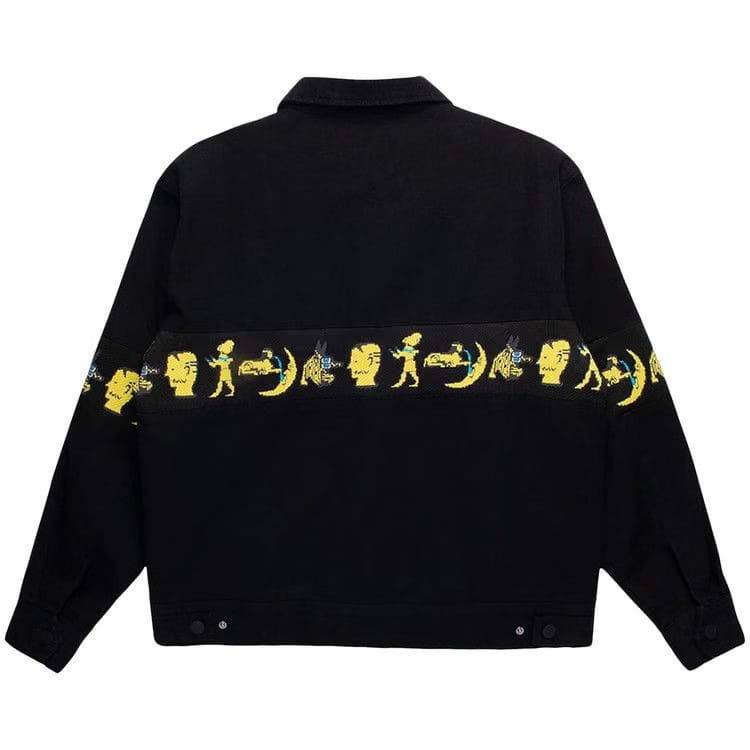 Brain Dead Egyptian Canvas Jacket Washed Black