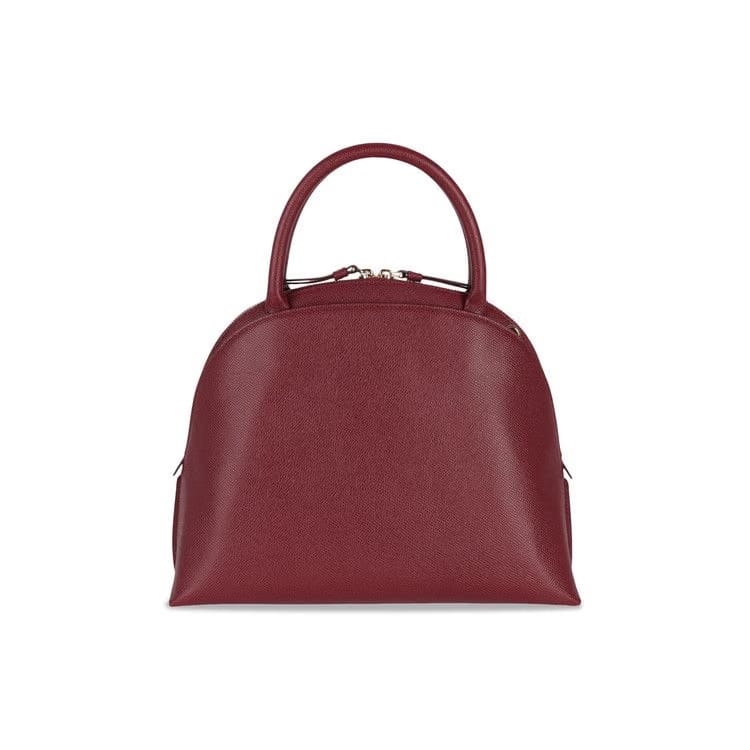 Ferragamo Gancini Medium Top Handle Bag Red