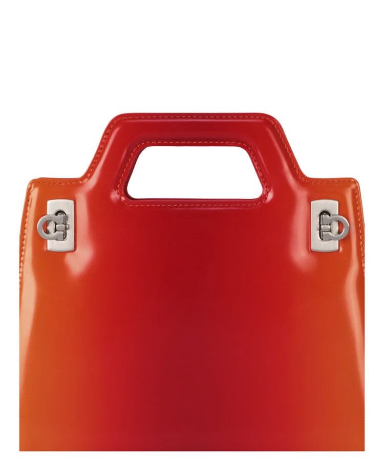 Ferragamo Mini Wanda Top Handle Bag Orange