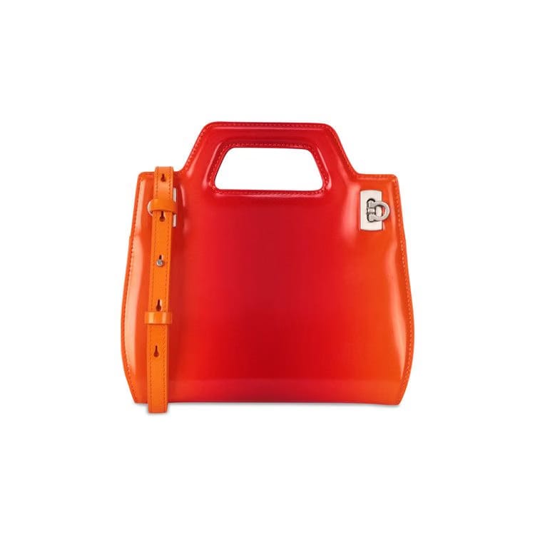 Ferragamo Mini Wanda Top Handle Bag Orange
