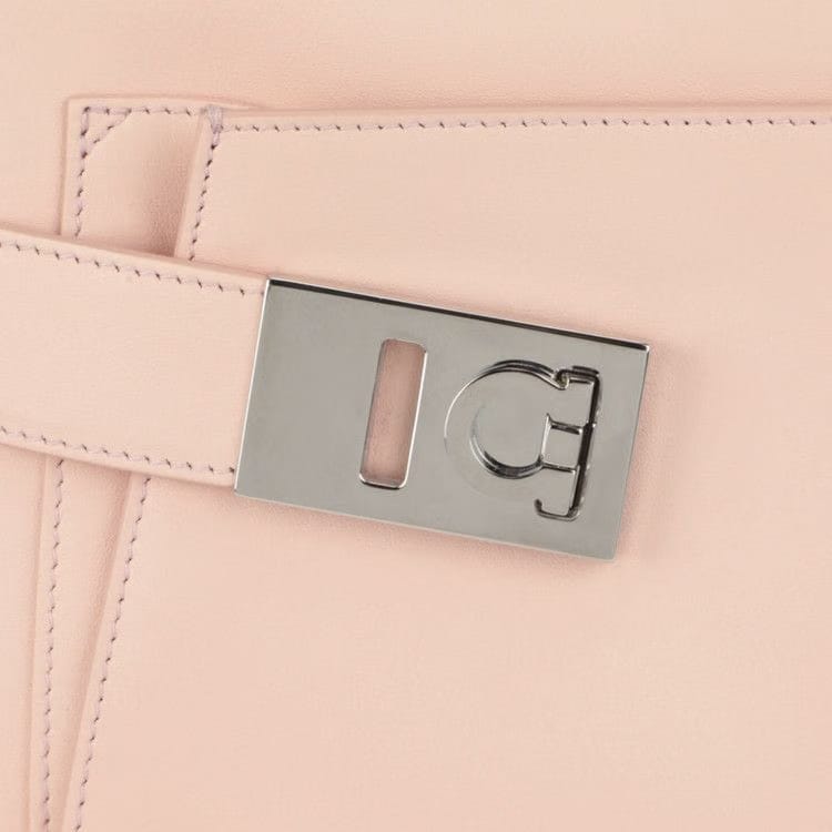 Ferragamo Small Archive Camera Case Crossbody Bag Light Pink