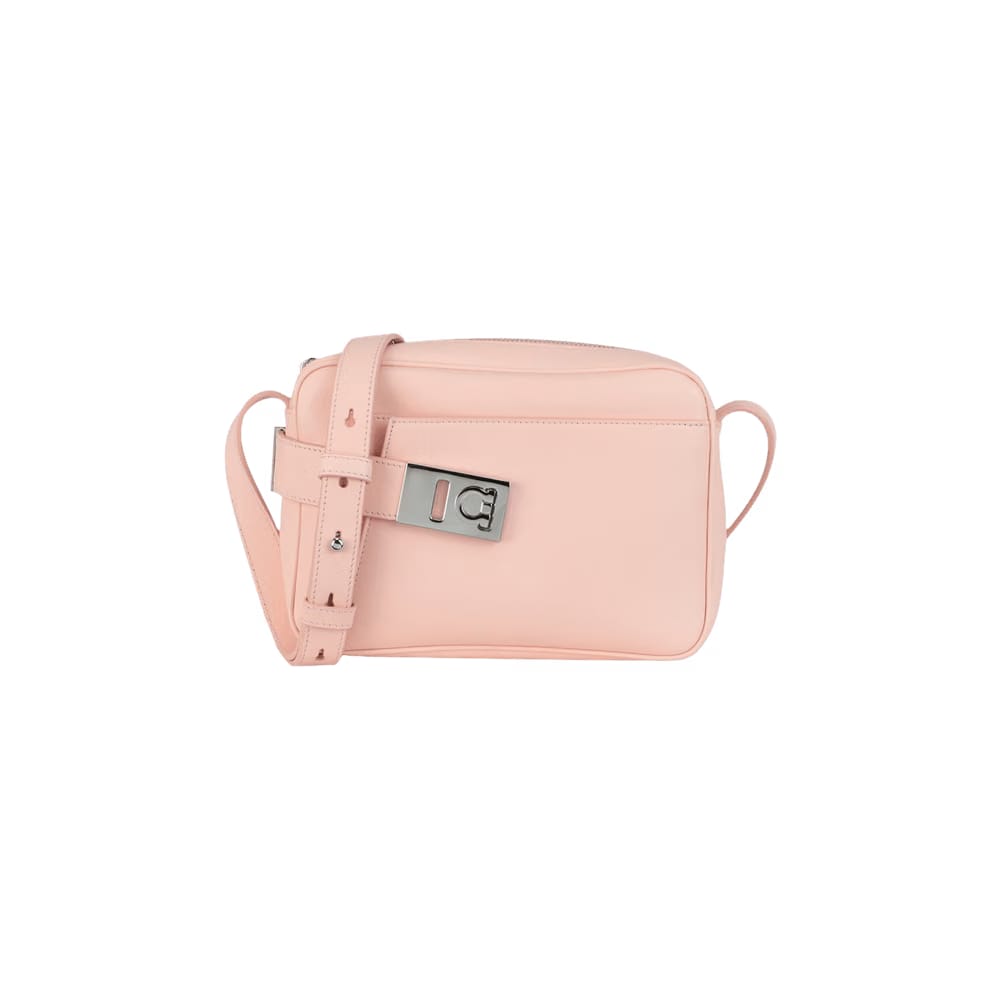 Ferragamo Small Archive Camera Case Crossbody Bag Light Pink