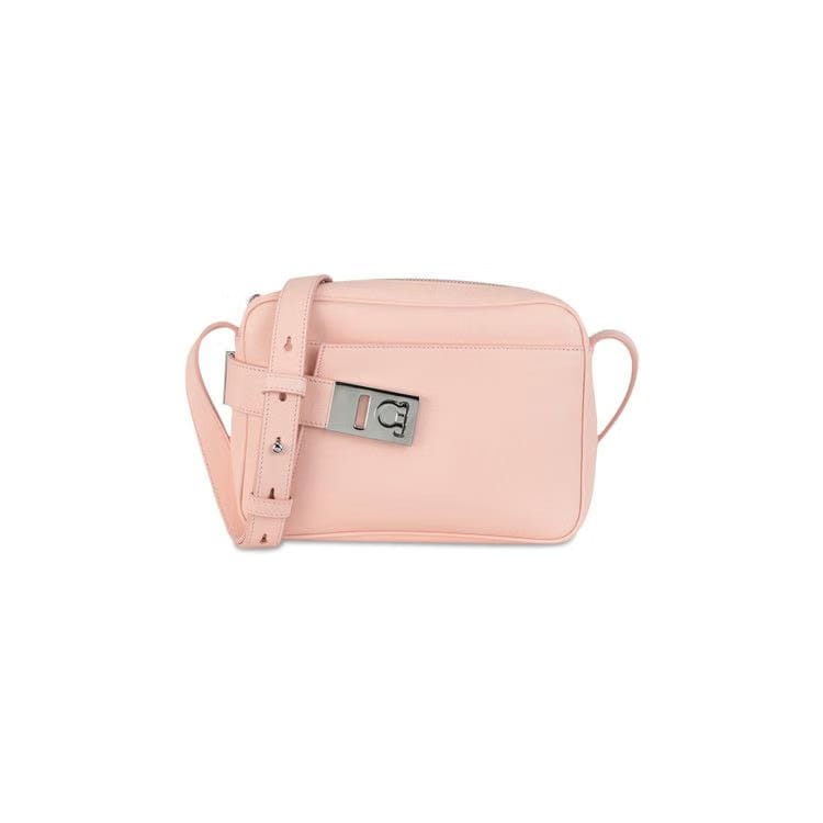 Ferragamo Small Archive Camera Case Crossbody Bag Light Pink