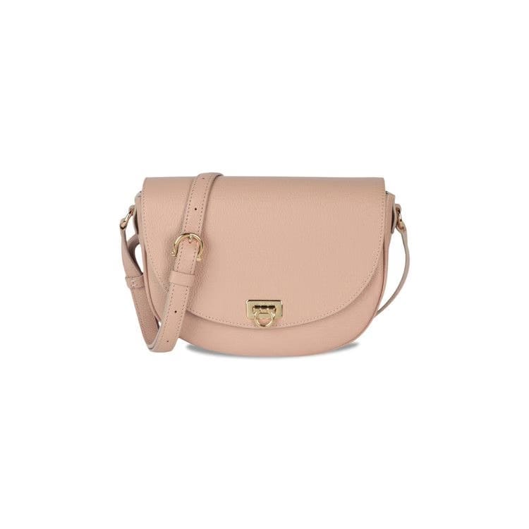 Ferragamo Gancini Buckle Crossbody Bag Pink