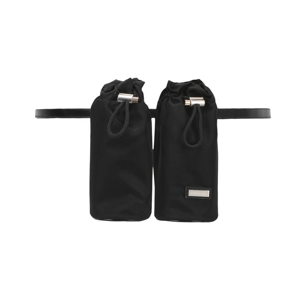 Ferragamo Double Bottle Belt Bag Black