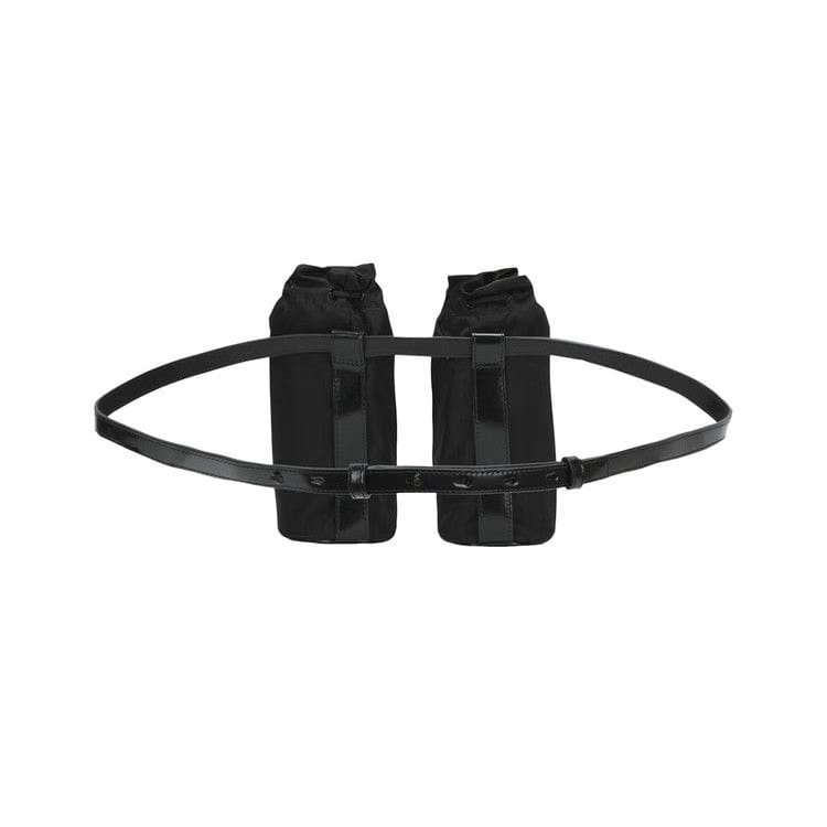Ferragamo Double Bottle Belt Bag Black