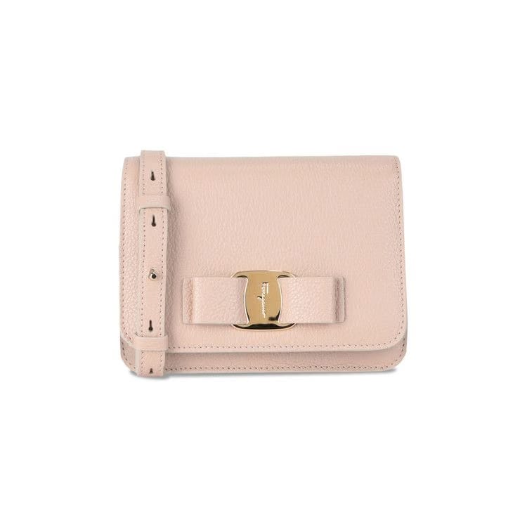 Ferragamo Vara Bow Crossbody Bag Pink