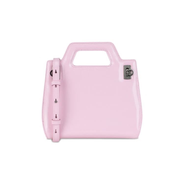 Ferragamo Mini Wanda Leather Top-Handle Bag Light Pink