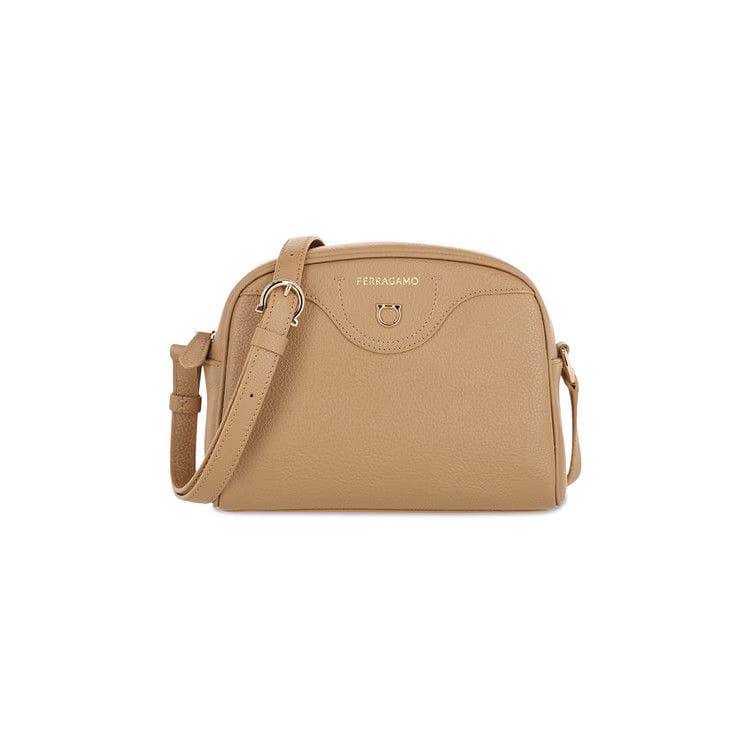Ferragamo Eram Crossbody Bag Camel