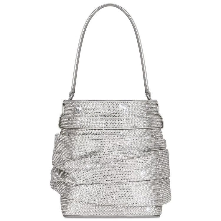 Givenchy Shark Lock Bucket Bag Light Silvery