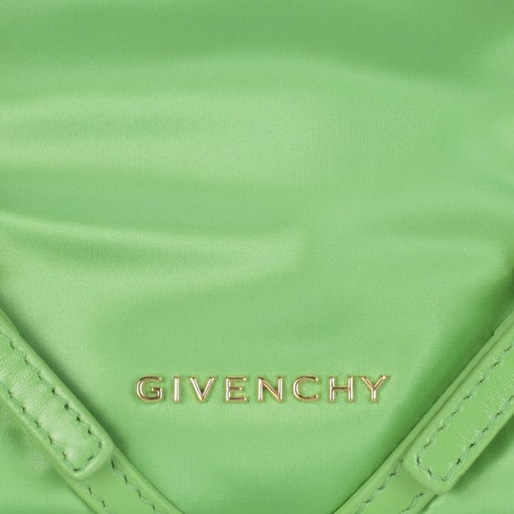 Givenchy Mini Voyou Satin Party Shoulder Bag Absynthe Green