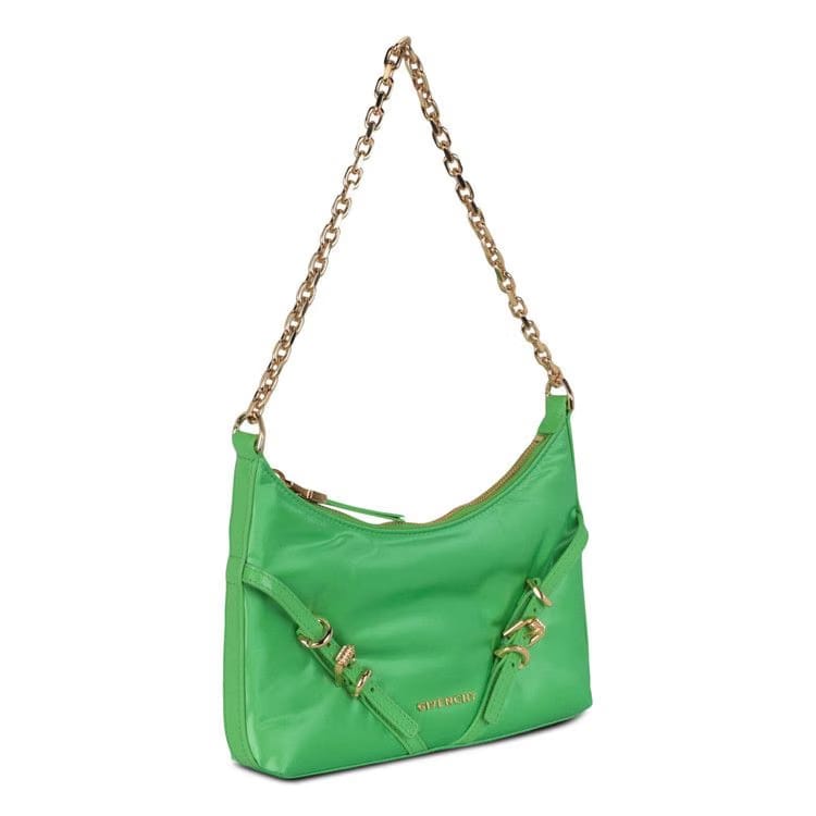 Givenchy Mini Voyou Satin Party Shoulder Bag Absynthe Green