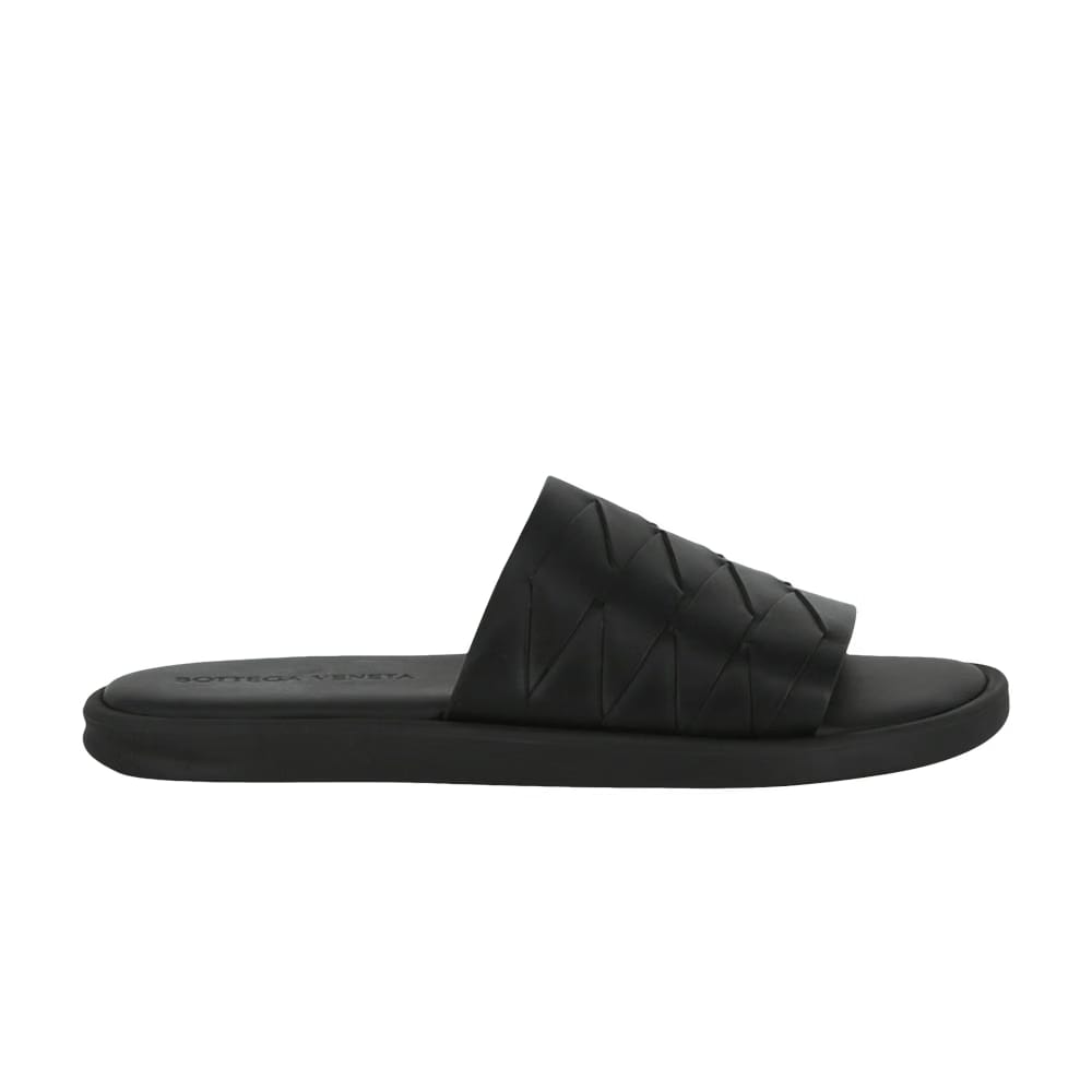 Bottega Veneta Leather Slide Nero