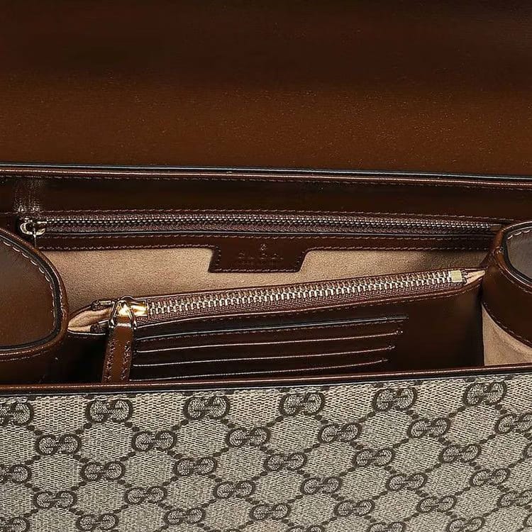 Gucci Horsebit 1955 Medium Bag Beige/Ebony Supreme