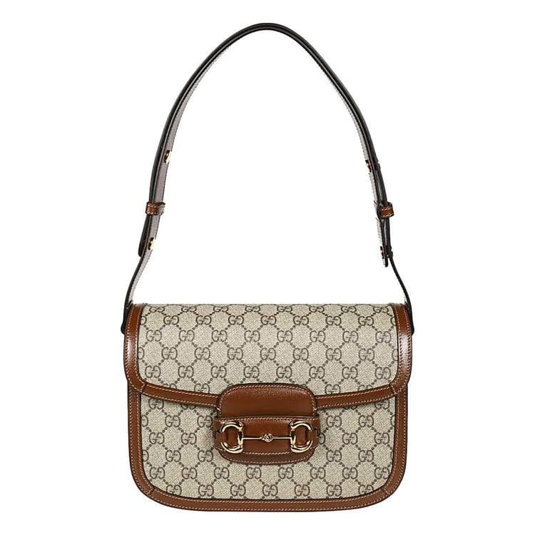 Gucci Horsebit 1955 Shoulder Bag Brown