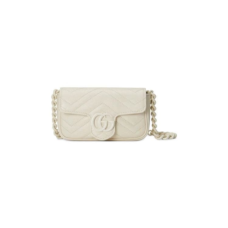 Gucci GG Marmont Belt Bag White