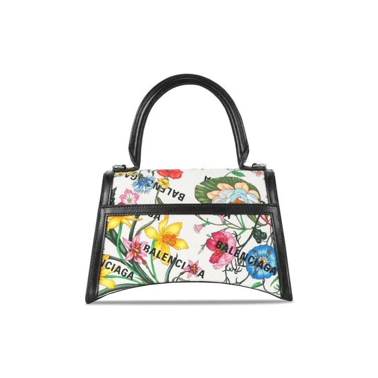 Gucci x Balenciaga Small Flora Hourglass Shoulder Bag Multicolor
