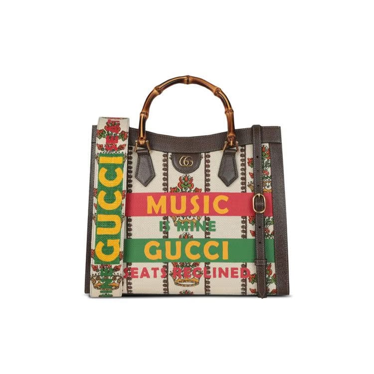 Gucci Music Is Mine Diana Tote Multicolor