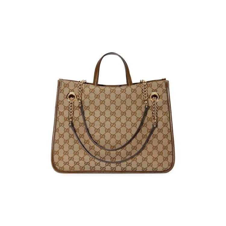Gucci Horsebit 1955 Medium Tote Bag Beige