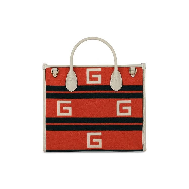 Gucci Pyeongchang Small Embroidered Tote Bag Multicolor
