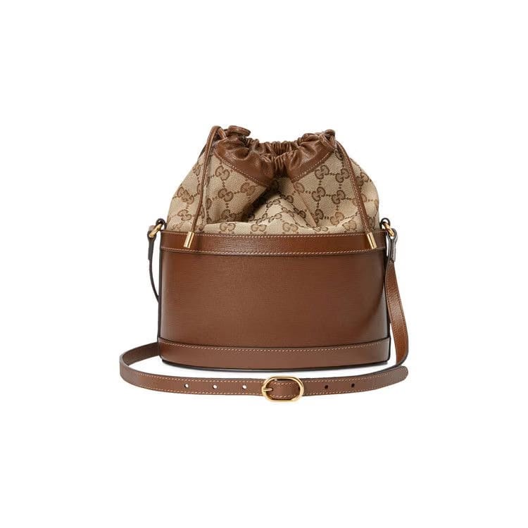Gucci Horsebit 1955 Bucket Bag Brown