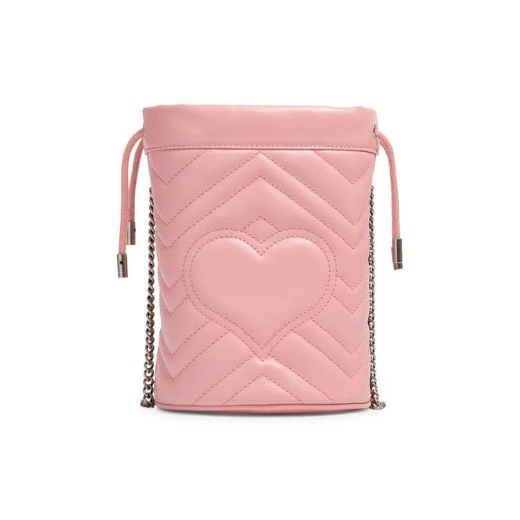 Gucci GG Marmont Mini Bucket Bag Wild Rose