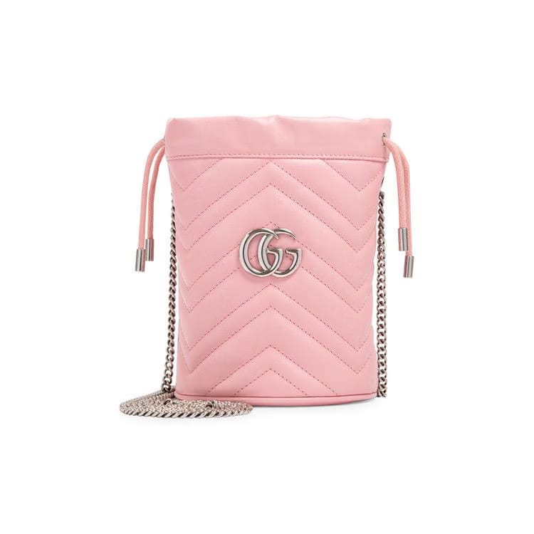 Gucci GG Marmont Mini Bucket Bag Wild Rose