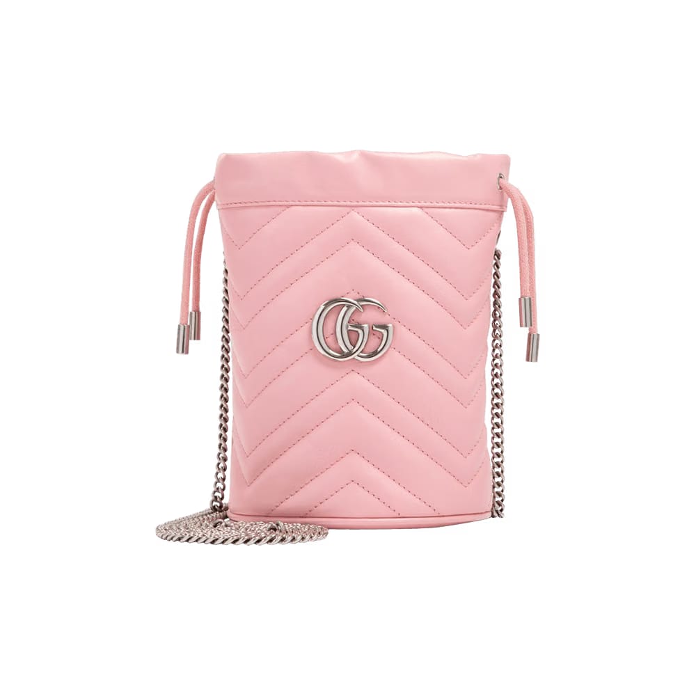 Gucci GG Marmont Mini Bucket Bag Wild Rose