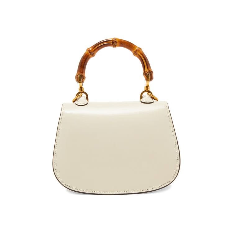 Gucci Bamboo 1947 Mini Top Handle Bag White