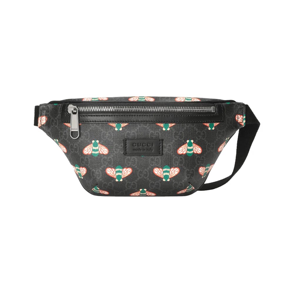 Gucci Bestiary Belt Bag With Bees Black