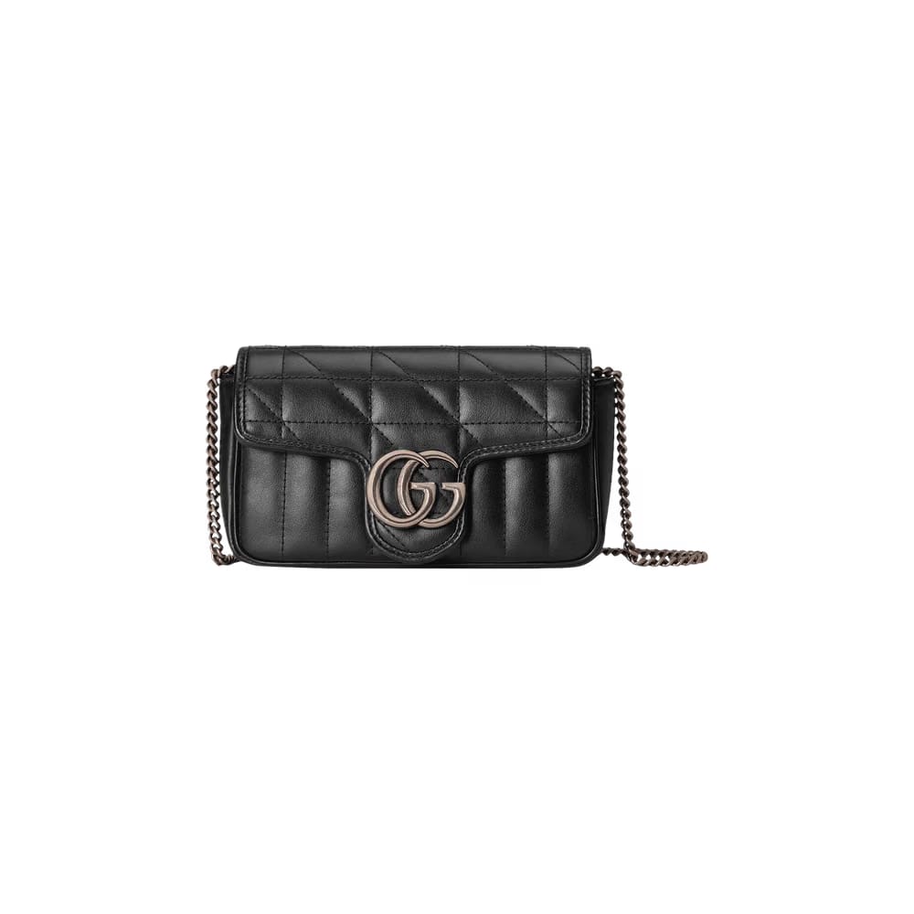Gucci GG Marmont Super Mini Bag Nero