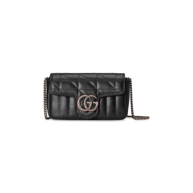 Gucci GG Marmont Super Mini Bag Nero