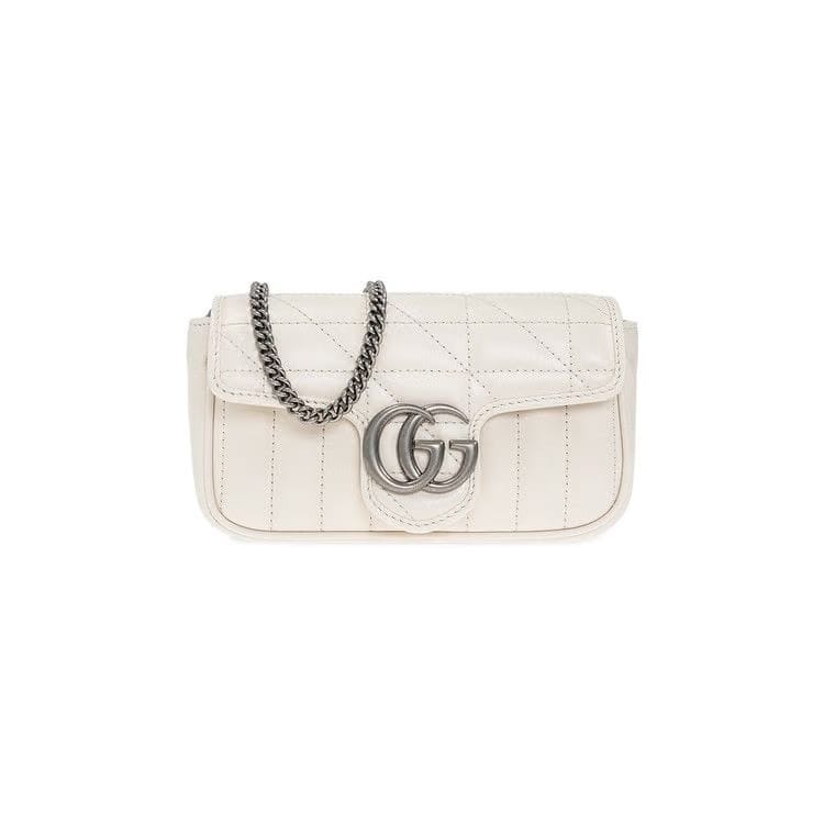 Gucci GG Marmont Super Mini Bag White