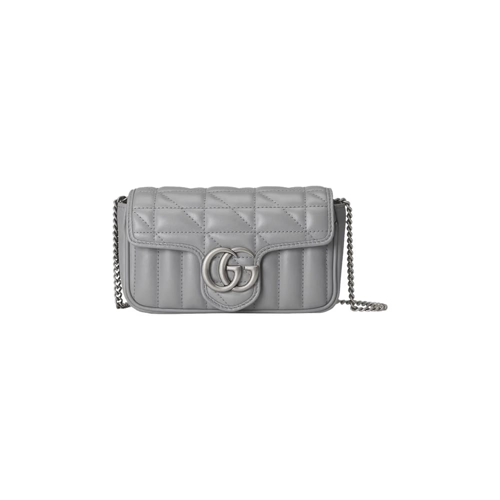 Gucci GG Marmont Super Mini Bag Deep Grey