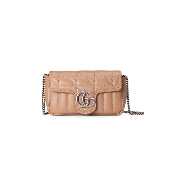 Gucci GG Marmont Super Mini Bag Camelia