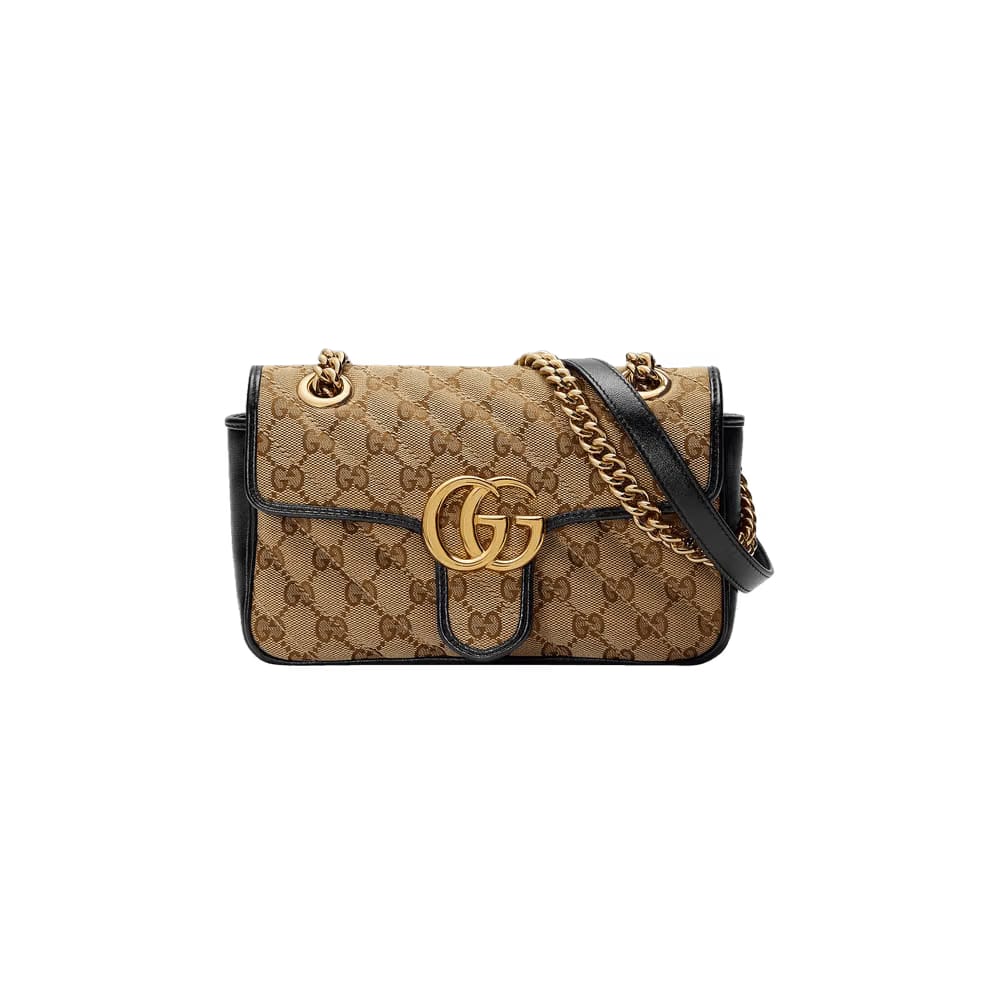 Gucci GG Marmont Mini Bag Beige Ebony/Nero
