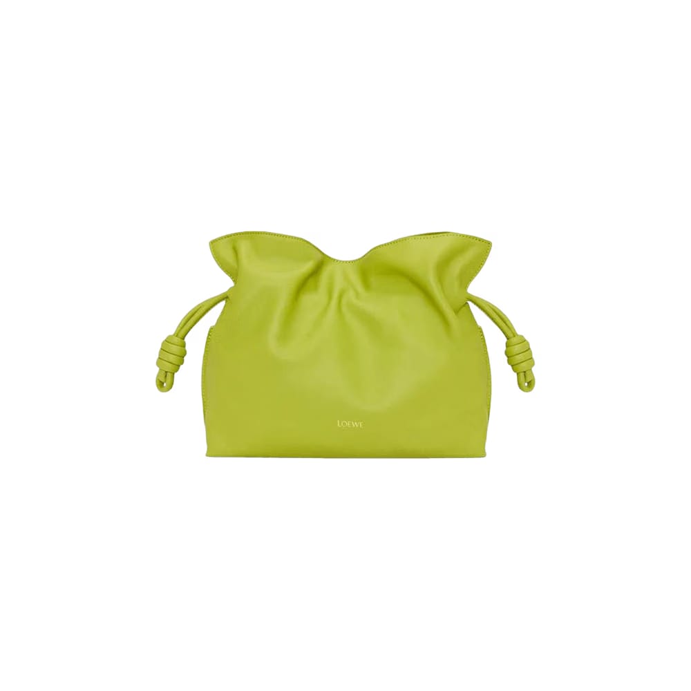 Loewe Flamenco Clutch Bag Meadow Green
