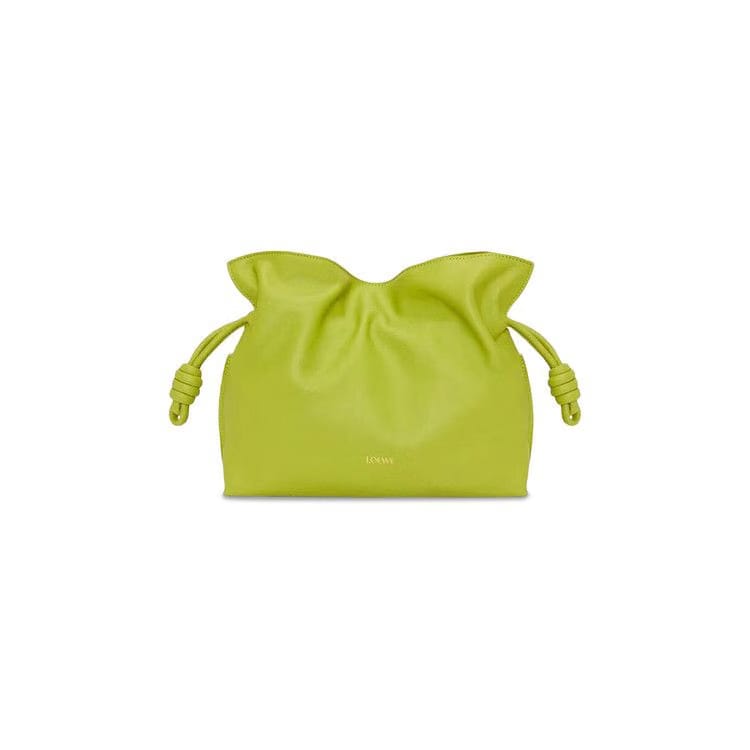 Loewe Flamenco Clutch Bag Meadow Green