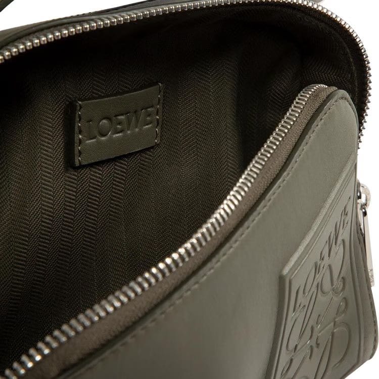 Loewe Mini Crossbody Camera Bag Khaki Green